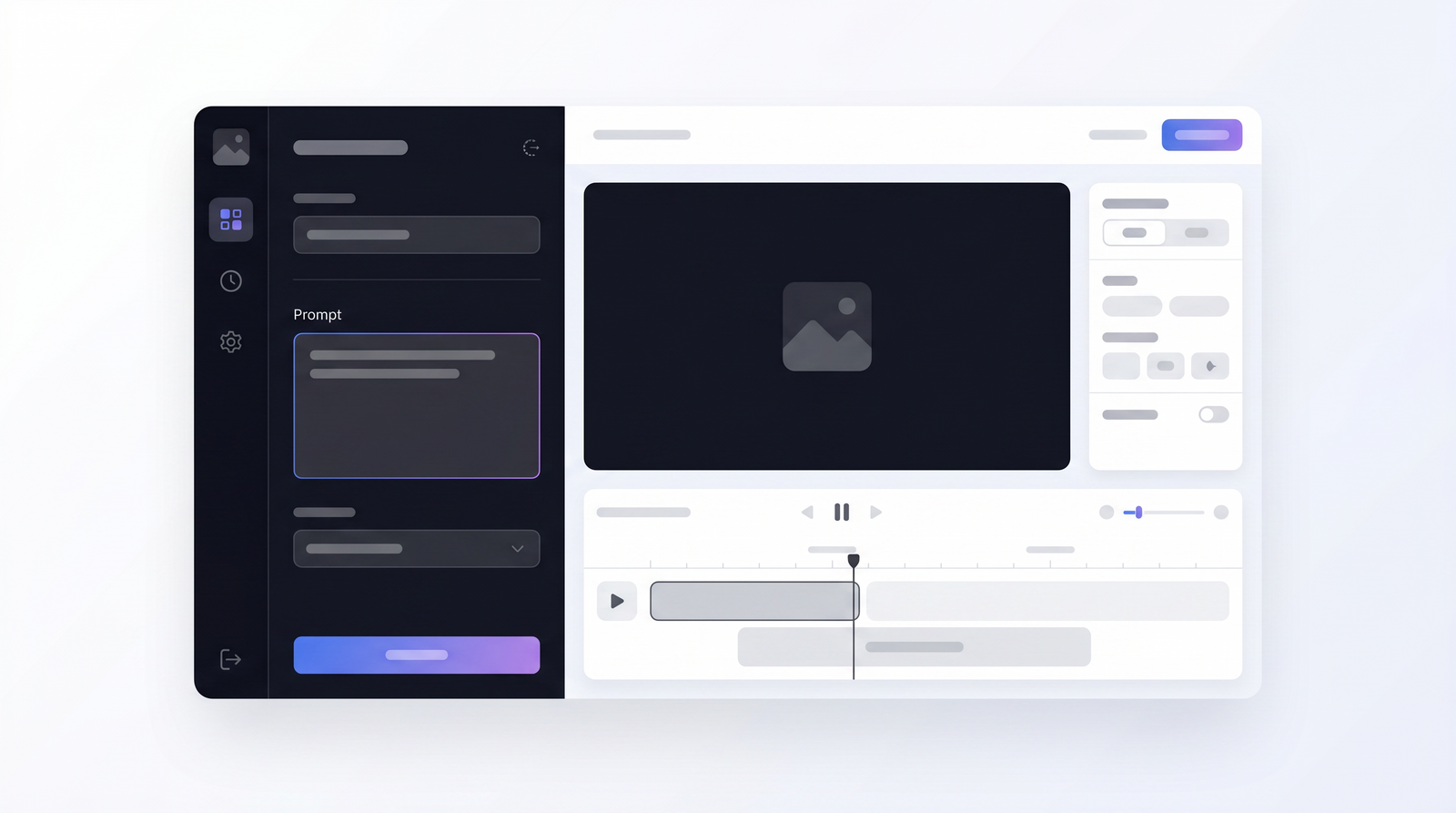 Deevid AI interface